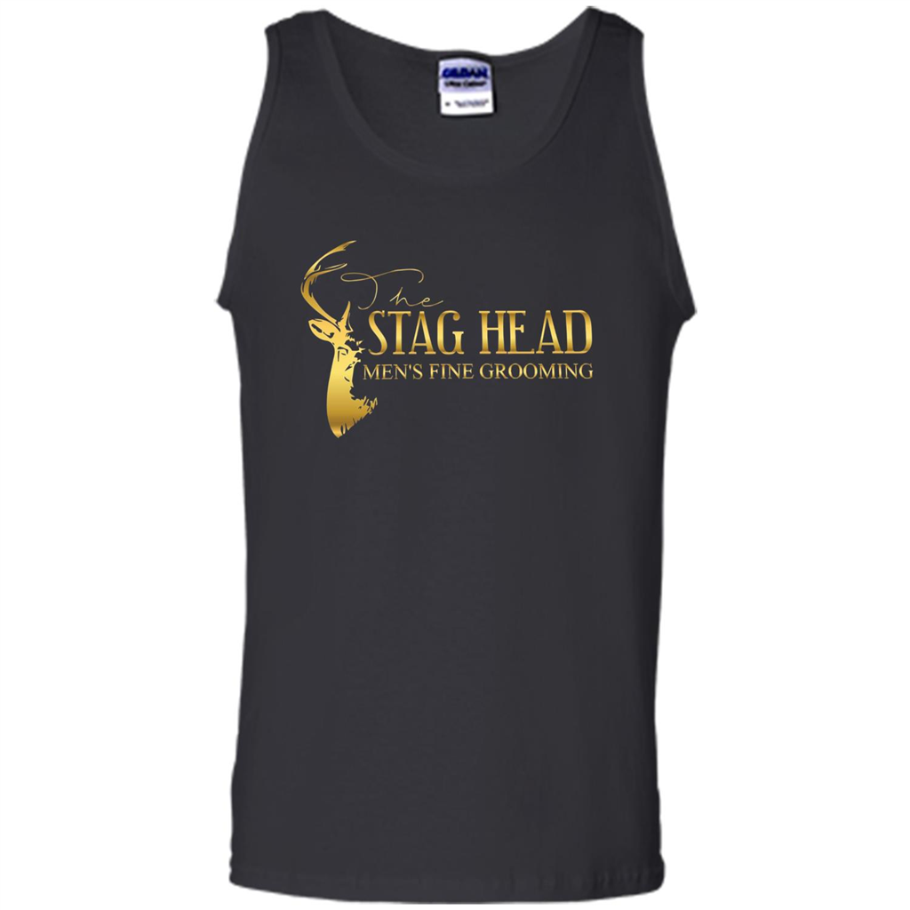 The Stag Head Men's Fine Grooming T-shirt Black