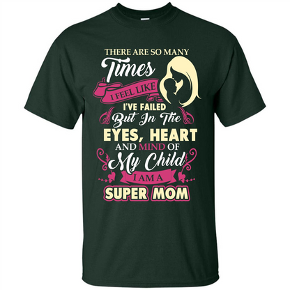 Mommy T-shirt There Are So Many Times I Feel Like T-shirt Forest Green