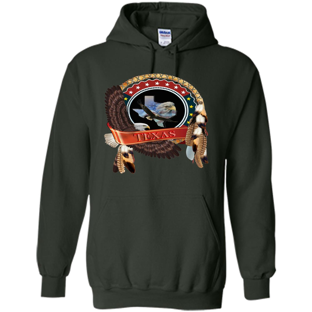 Dream Catcher Texas Art T-shirt Forest Green
