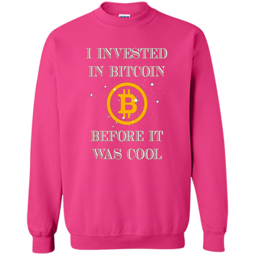 I Invested In Bitcoin Before It Was Cool T-shirt Heliconia