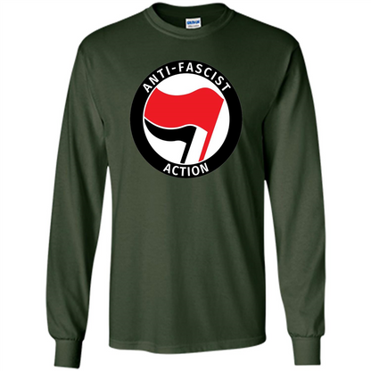Anti - Fascist Action T-shirt Forest Green