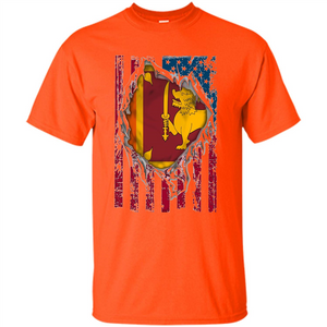 Sri Lanka Flag Proud T-Shirts