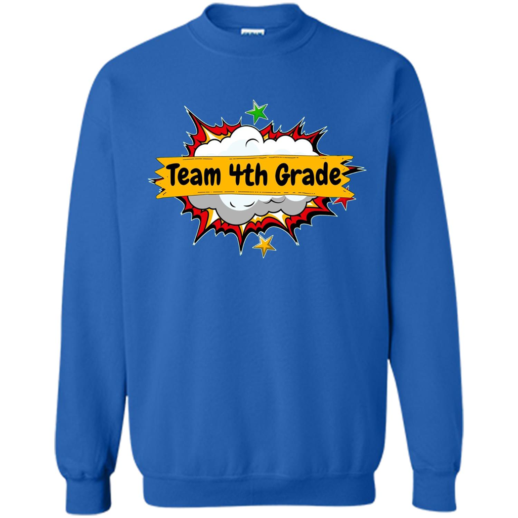 Team 4th Grade T-shirt Back To School Teacher Student T-shirt