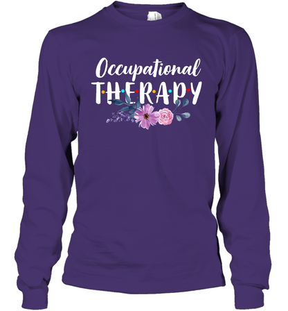 Occupational Therapy Shirt Long Sleeve T-Shirt Long Sleeve T-Shirt Purple