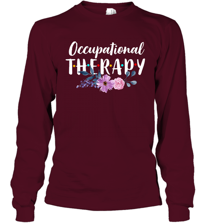 Occupational Therapy Shirt Long Sleeve T-Shirt Long Sleeve T-Shirt Maroon