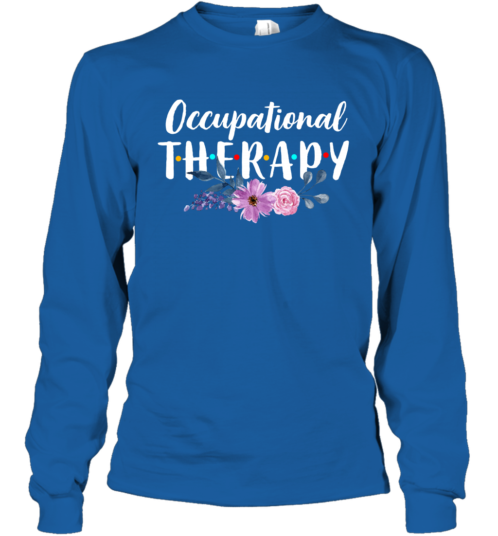 Occupational Therapy Shirt Long Sleeve T-Shirt Long Sleeve T-Shirt Royal