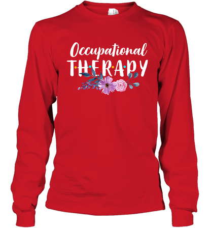 Occupational Therapy Shirt Long Sleeve T-Shirt Long Sleeve T-Shirt Red
