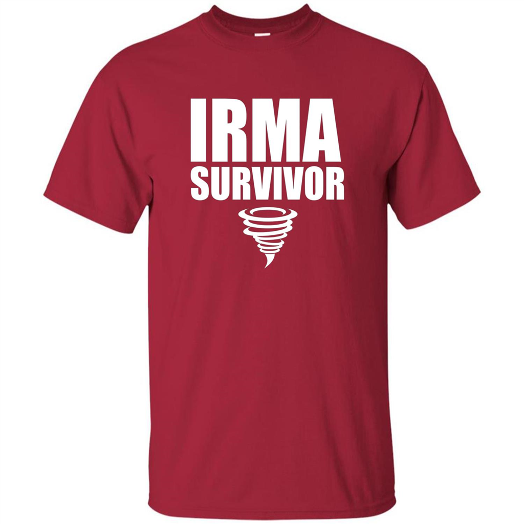 Hurricane Irma Survivor T-shirt Cardinal