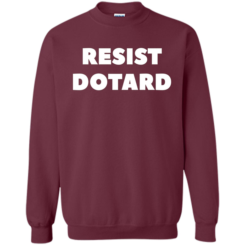 American President T-shirt Resist Dotard T-Shirt Maroon