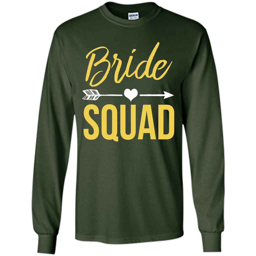 Bachelorette Party T-Shirts Bridesmaids Bride Squad T-Shirt Forest Green