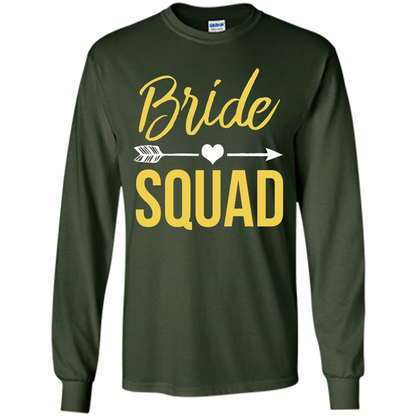 Bachelorette Party T-Shirts Bridesmaids Bride Squad T-Shirt Forest Green