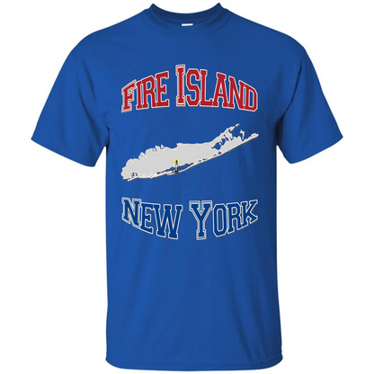 Fire Island New York T-shirt Royal
