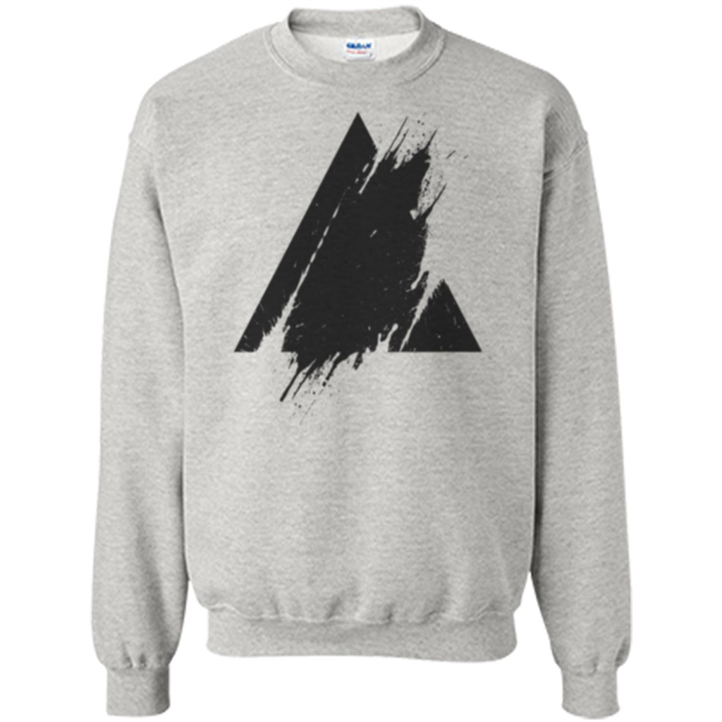 Place Splashed Triangle T-shirt Ash
