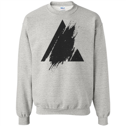 Place Splashed Triangle T-shirt Ash