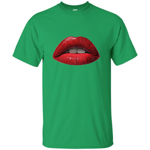 Red Lips T-shirt with Red Lips Art T-shirt