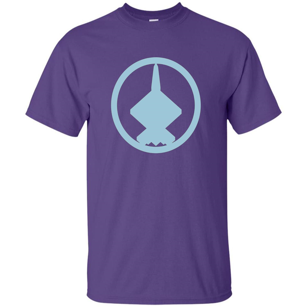 YF-23 Blue Air Force Military Fighter Jet T-Shirt Purple