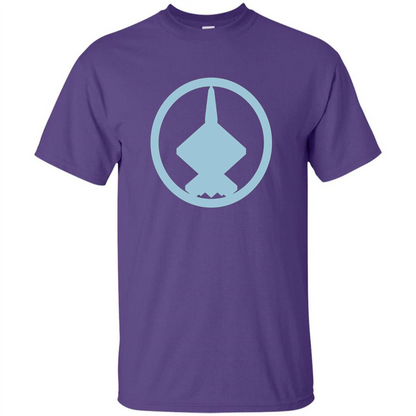 YF-23 Blue Air Force Military Fighter Jet T-Shirt Purple