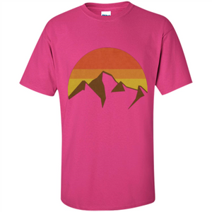 Mountain And Fall Sun T-shirt