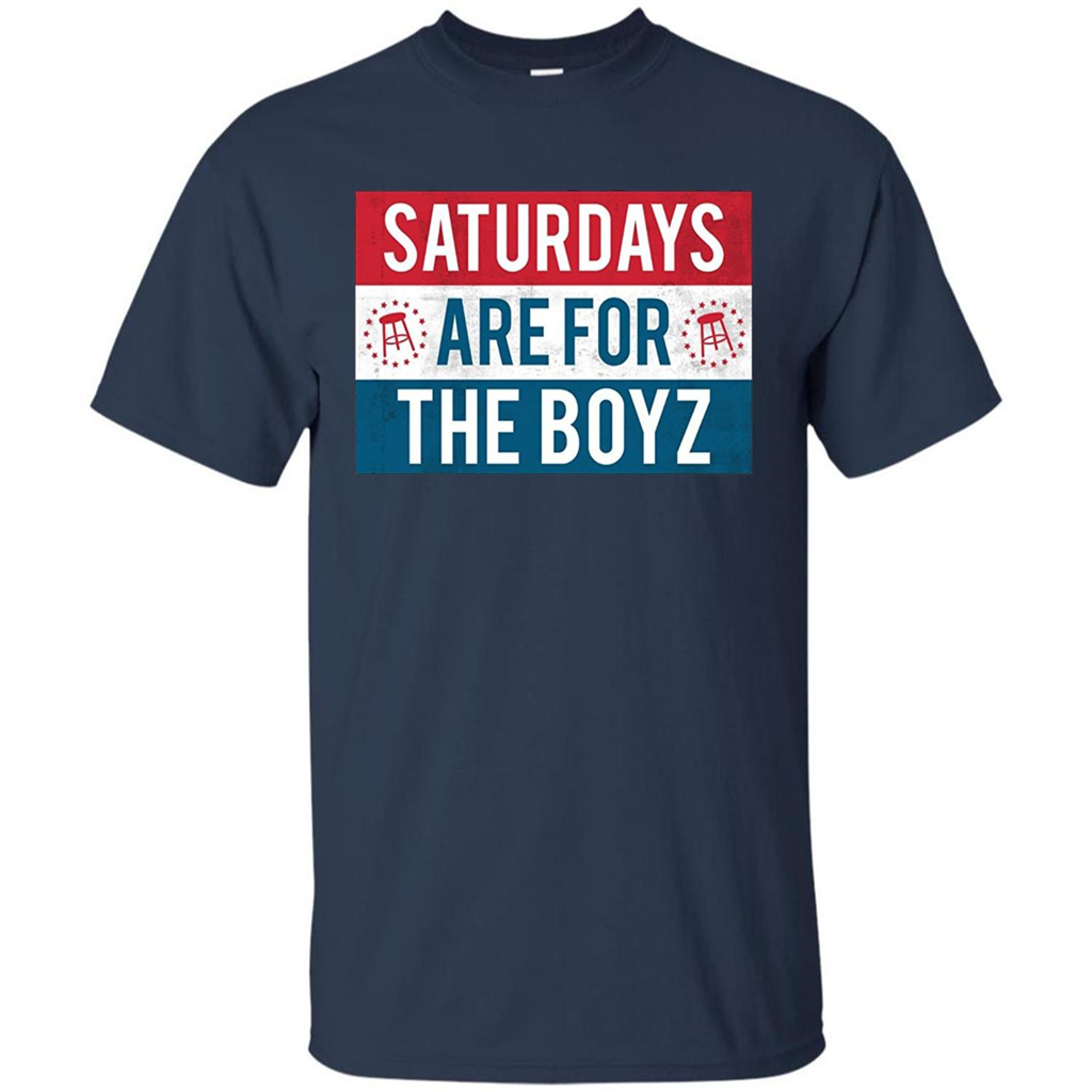 Saturdays Are For The Boyz T-shirt Navy