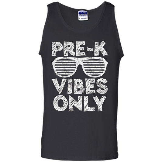 Pre-K Vibes Only T-Shirt Funny Back To School T-shirt Black