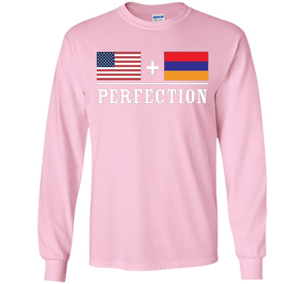 American + Armenian = Perfection Flag T-Shirt t-shirt Light Pink