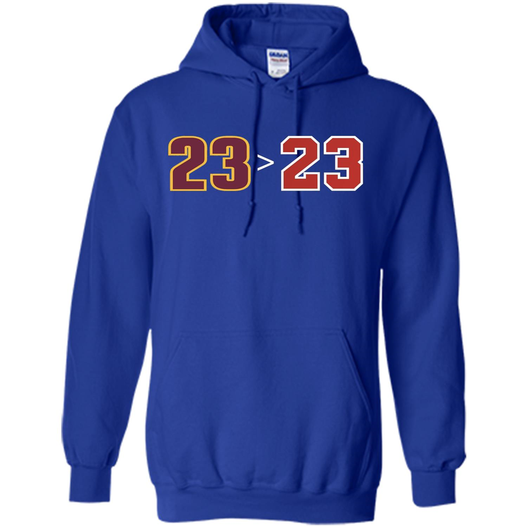 Basketball T-shirt 23 Is Greater Than 23 Royal