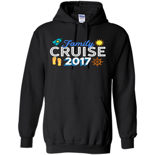 Family T-shirt Family Cruise 2017 Black