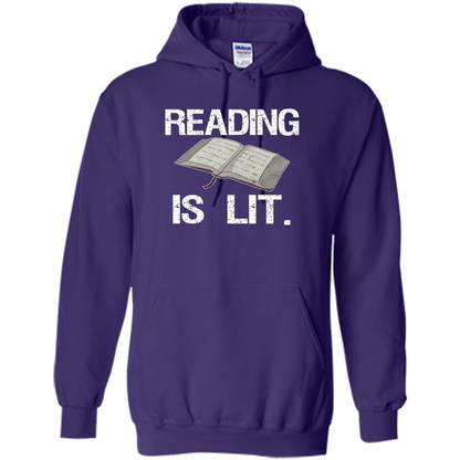 Book Reader T-shirt Reading is Lit T-shirt