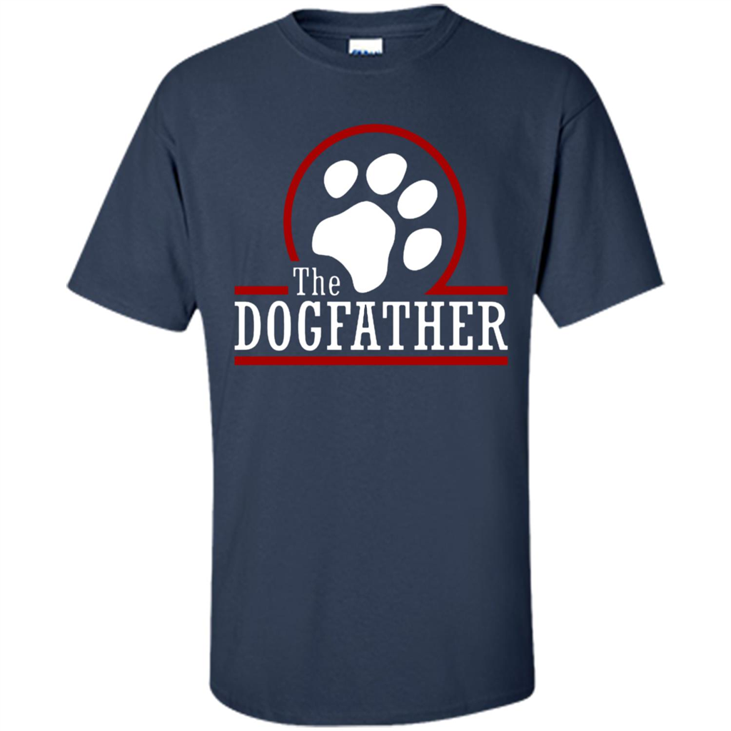 Love Dog T-Shirt The Dogfather Navy