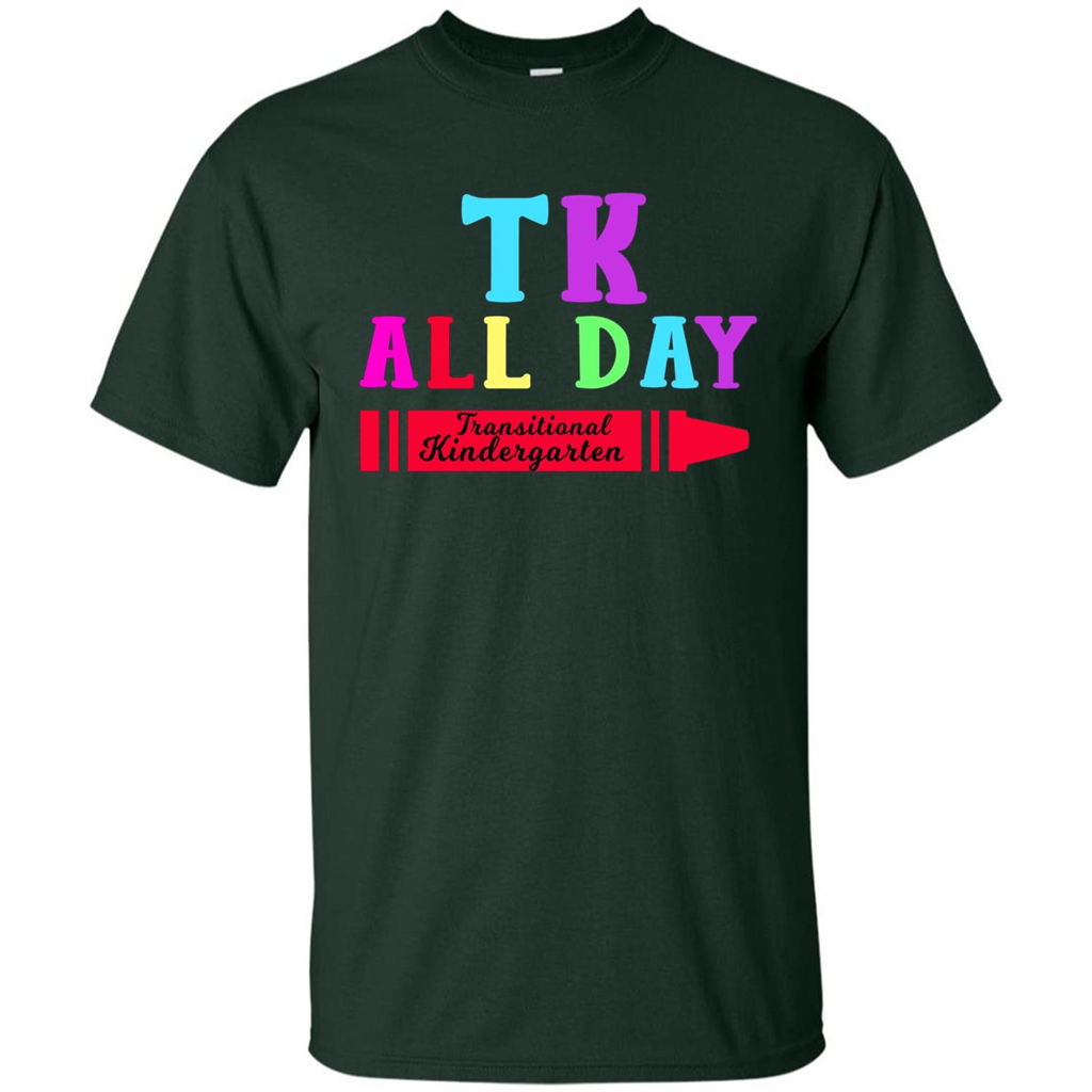 TK All Day Transitional Kindergarten T-shirt Forest Green