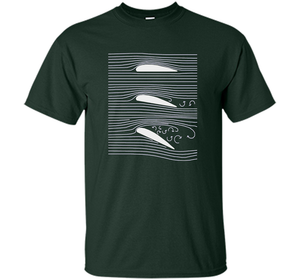 Airplane Wing T-shirt Aerospace Airfoil Stall Diagram