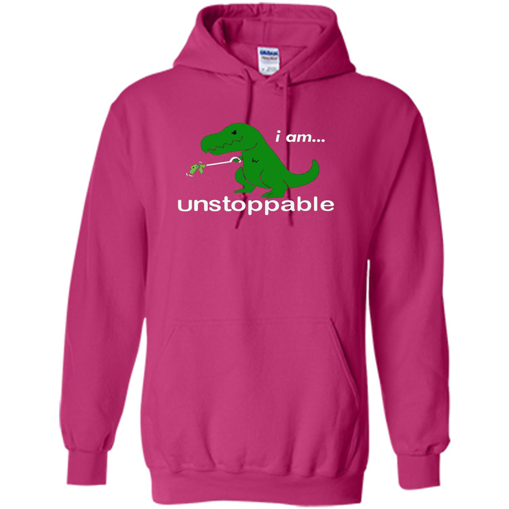 Rex Dinosaur T-shirt I Am Unstoppable Heliconia