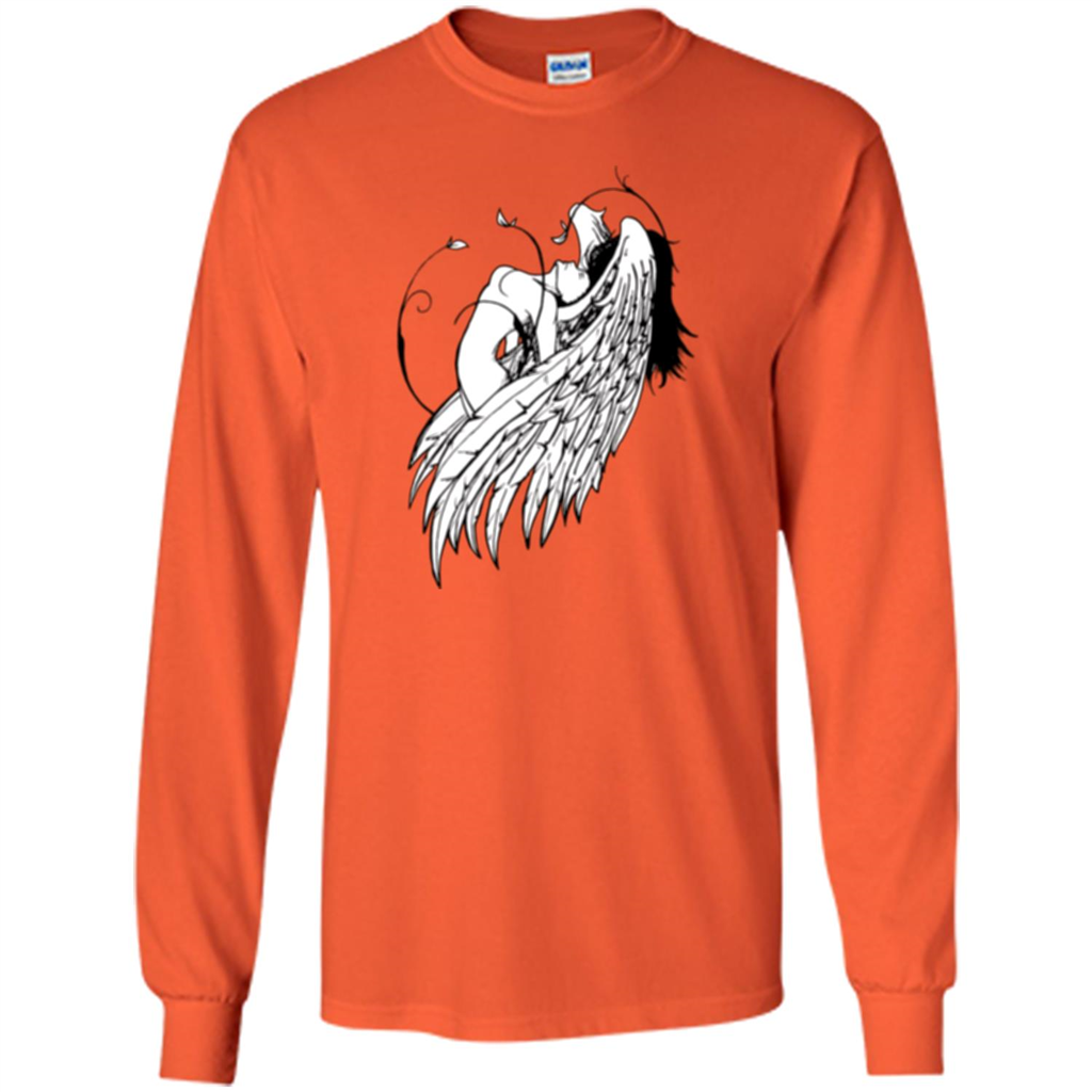 Angel T-shirt Angel Wings Orange