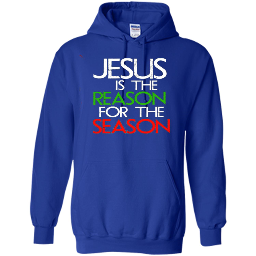Jesus Is The Reason For The Season Christmas Christian T-Shirt Royal