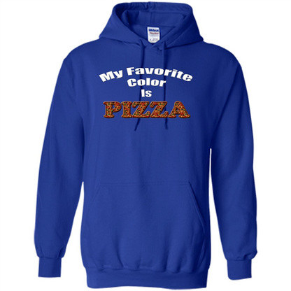Funny Pizza T-shirt My Favorite Color Is Pizza T-shirt Royal