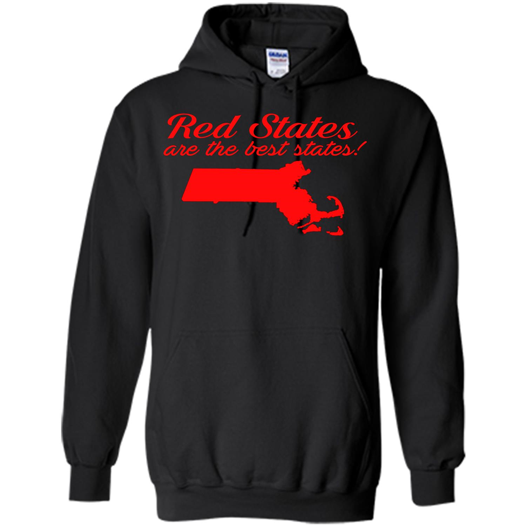 Red Best Massachusetts T-Shirt