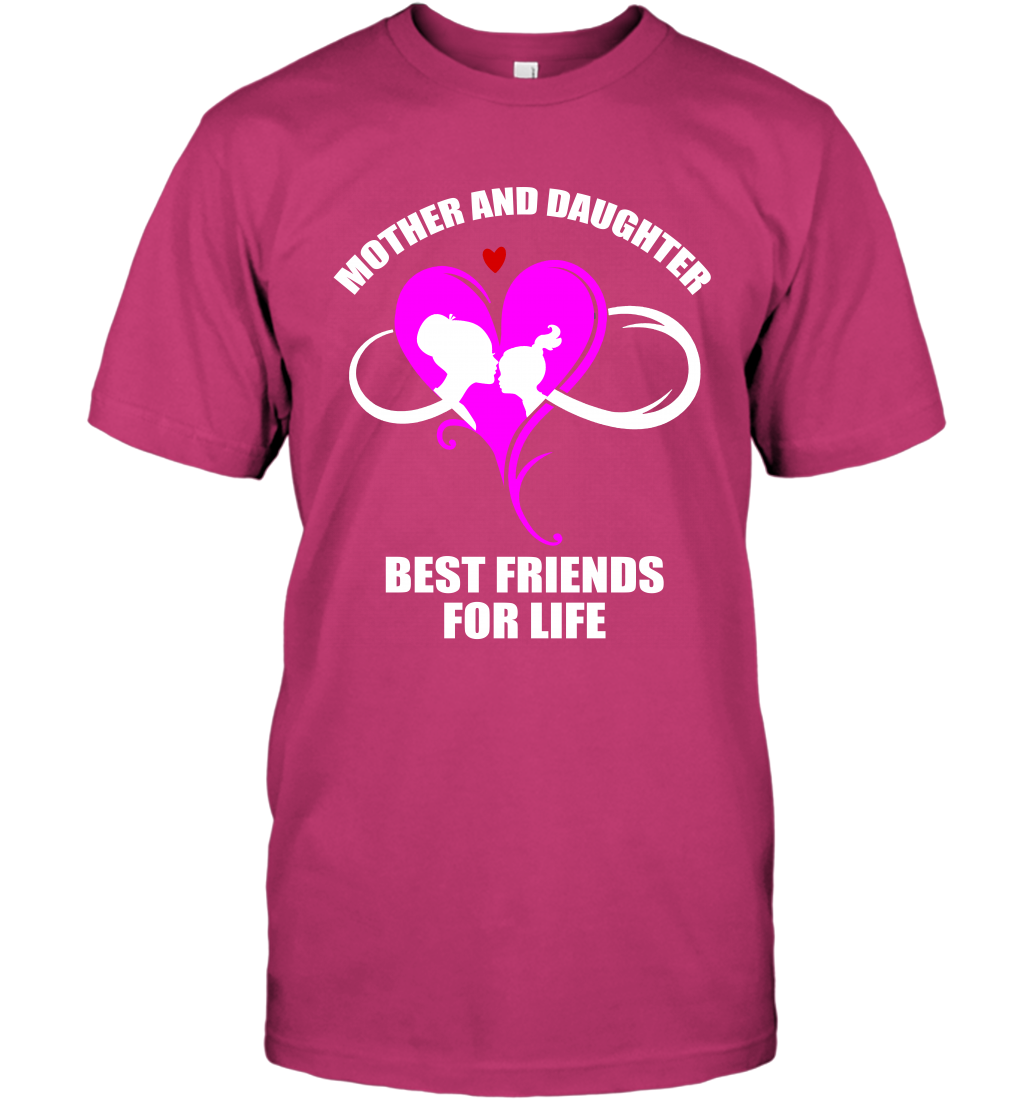 Mother And Daughter Best Friends For Life Shirt T-Shirt Heliconia