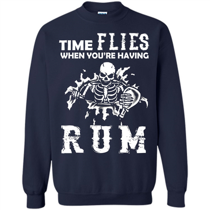 Rum T-shirt Time Flies When You're Having Rum