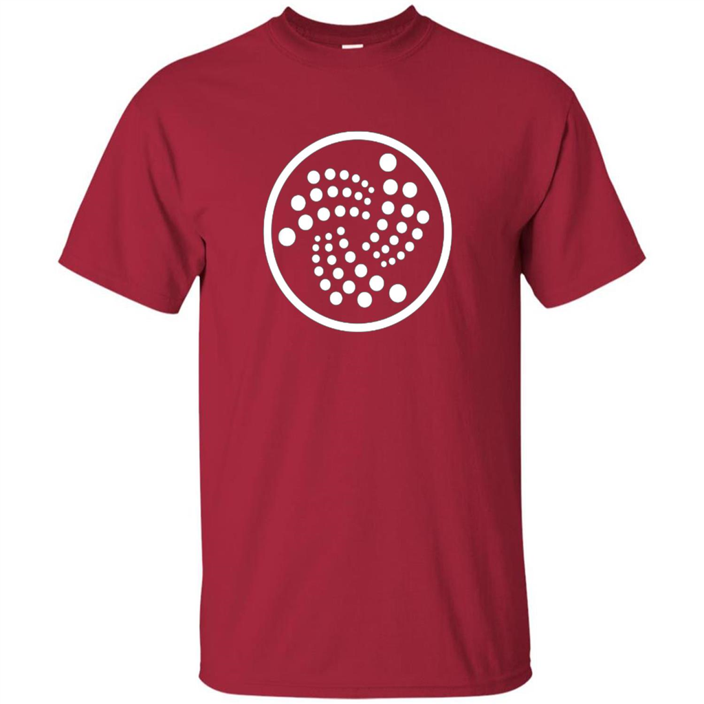 Iota T-Shirt - MIOTA Cryptocurrency Blockchain Token T-shirt Cardinal