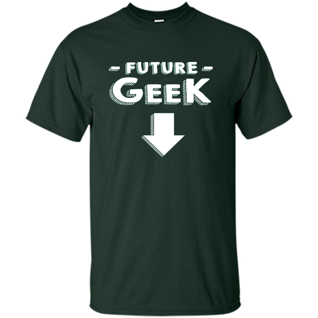 New Mommy T-shirt Future Geek Forest Green