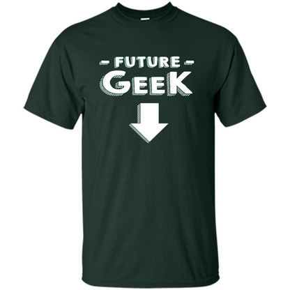 New Mommy T-shirt Future Geek Forest Green