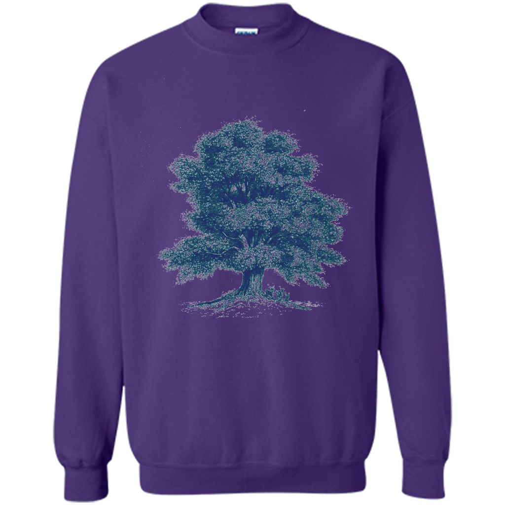 Maple Tree T-Shirt. Tree Natural Maple Tree T-shirt Purple
