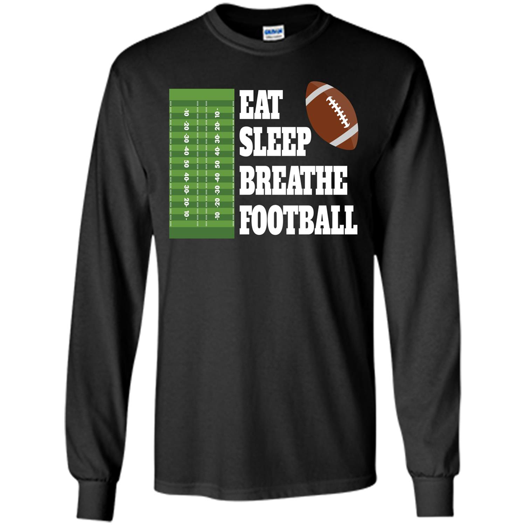 Eat Sleep Breathe Football T-shirt Black