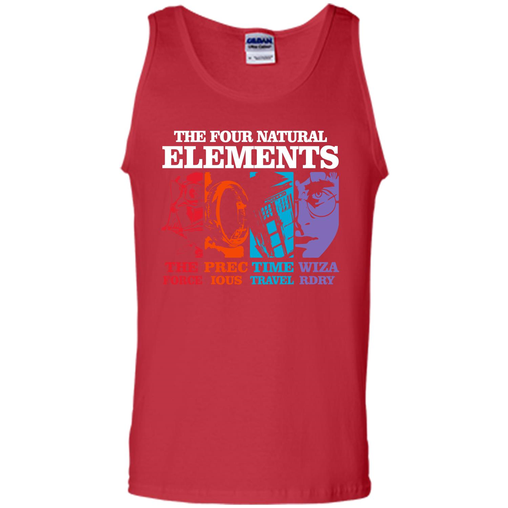 Movie T-shirt The Four Natural Elements T-shirt Red