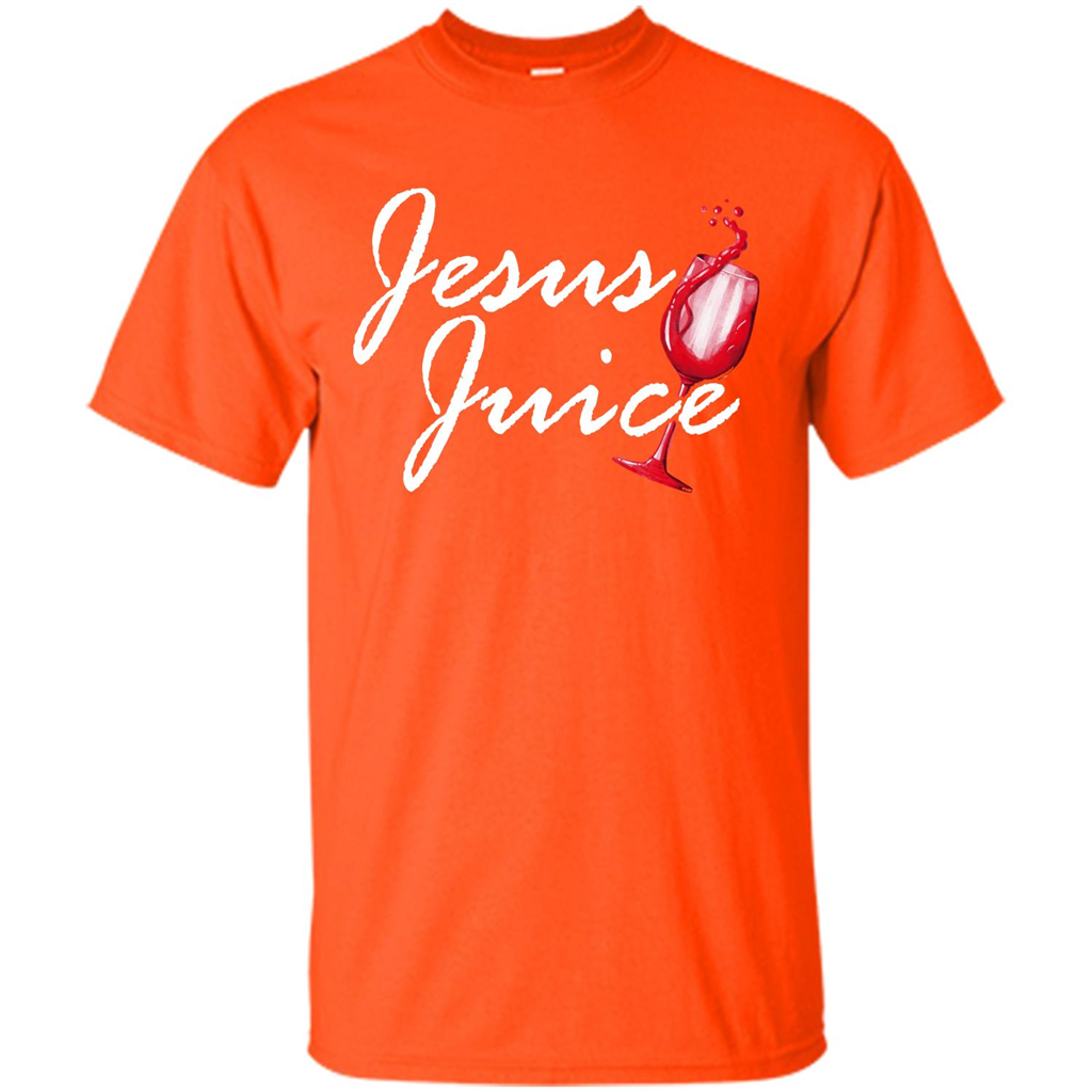 Wine T-shirt Jesus Juice Orange