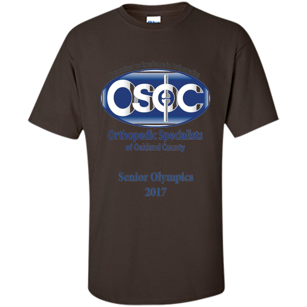 OSOC 9 Senior Olympics 2017 T-shirt Dark Chocolate