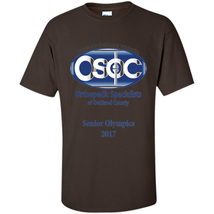 OSOC 9 Senior Olympics 2017 T-shirt Dark Chocolate