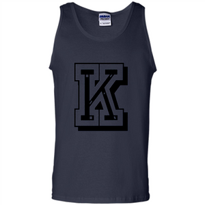 Letter K Initial T-Shirt for Names or Spelling Words