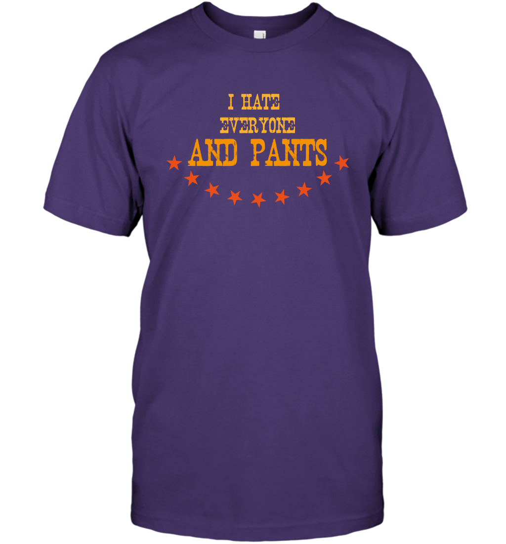 I Hate Everyone And Plant Shirt T-Shirt T-Shirt Purple