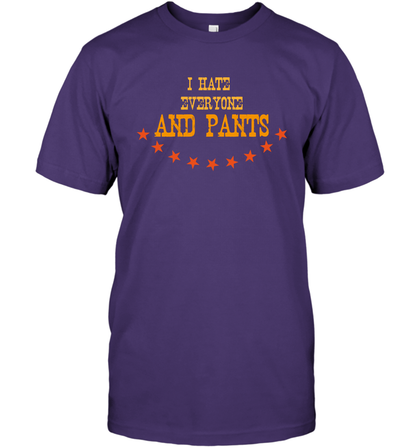 I Hate Everyone And Plant Shirt T-Shirt T-Shirt Purple